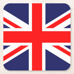 Union Jack - UK-Flagge Rechteckiger Pappuntersetzer