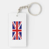 Union Jack UK-Flaggen-Schlüsselanhänger Schlüsselanhänger (Rückseite)