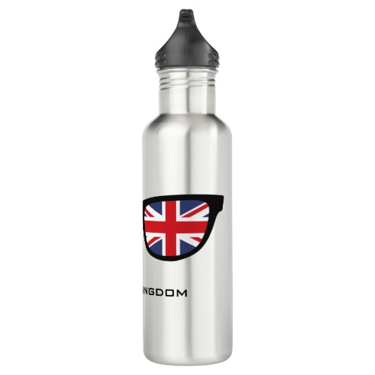 Union Jack UK Shades Zollflaschen Edelstahlflasche (Rechts)