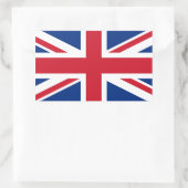 Union Jack United Rechteckiger Aufkleber (Tasche)