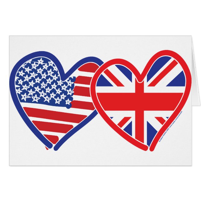 Union Jack/USA (Vorderseite (Horizontal))