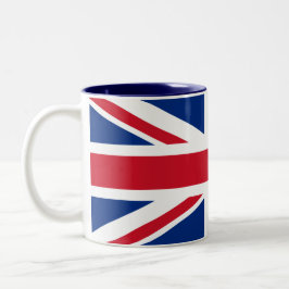Union Jack Vereinigtes Königreich Zweifarbige Tasse