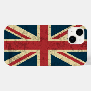 Union Jack Vintage abgenutzt Case-Mate iPhone 14 Hülle