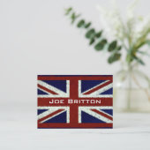 Union Jack Visitenkarte (Stehend Vorderseite)