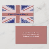 Union Jack Visitenkarte (Vorne/Hinten)