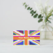 Union Jack Visitenkarte (Stehend Vorderseite)
