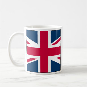 Union Jack Vollseiten-Quadrat-Design-Kaffeetasse Kaffeetasse