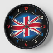 Union Jack Wall Uhr (Vorderseite)