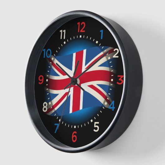Union Jack Wall Uhr (Winkel)