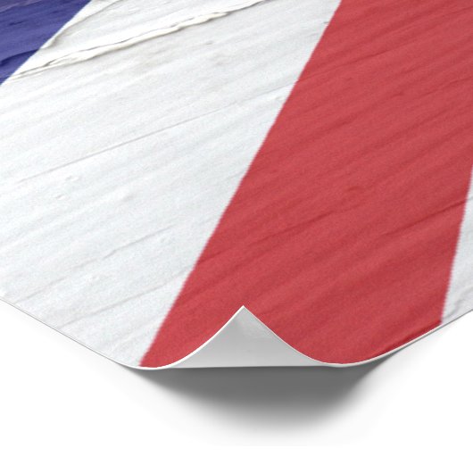 Union Jack Weathered Paint Poster (Ecke)