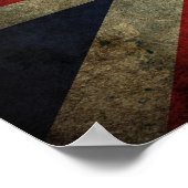 Union Jack - Worn Poster (Ecke)