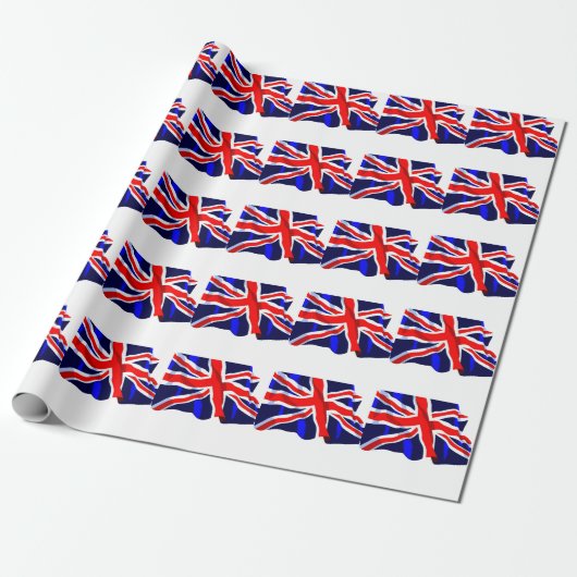 Union Jack Wrapping Papier Geschenkpapier (Ungerollt)