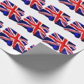 Union Jack Wrapping Papier Geschenkpapier (Ecke)