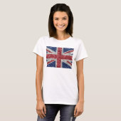 Union Jack - zerknittert T-Shirt (Vorne ganz)