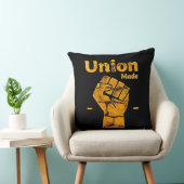 Union Made Worker Fist Labor Day Design Kissen (Stuhl )