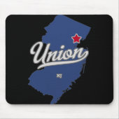 Union New Jersey Nj Map  Mousepad (Vorne)