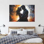 Union of Hearts Leinwanddruck (Insitu (Schlafzimmer))