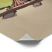 Union Pacific Nr. 119 am Promontory Summit Poster (Ecke)