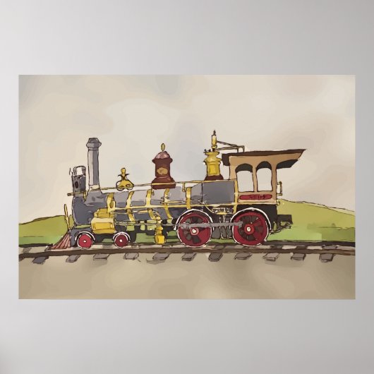 Union Pacific Nr. 119 am Promontory Summit Poster (Vorne)