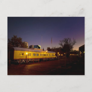 Union Pacific Zug in Old Sacramento Postkarte