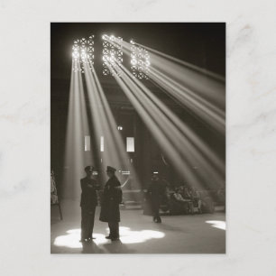 Union Station Chicago, 1943 Postkarte