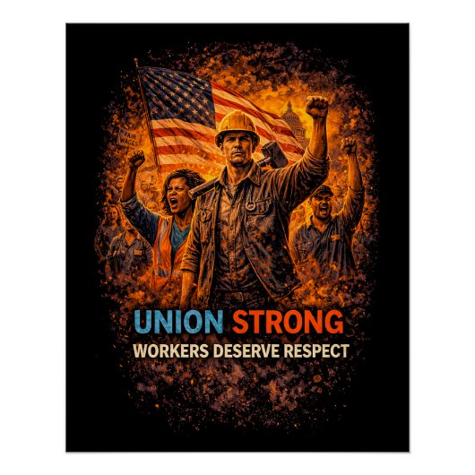 Union Strong Rising Poster (Vorderseite)
