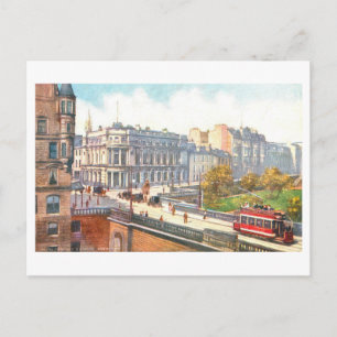 Union Terrace und Brücke, Aberdeen (Vintage) Postkarte