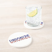 Unionisieren Getränkeuntersetzer (Seite)