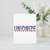 Unionisieren Postkarte (Stehend Vorderseite)
