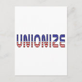 Unionisieren Postkarte (Vorderseite)