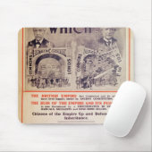 Unionist-Party-Plakat für britischen General Mousepad (Mit Mouse)