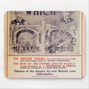 Unionist-Party-Plakat für britischen General Mousepad