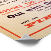 Unionist Party Poster for British General (Ecke)