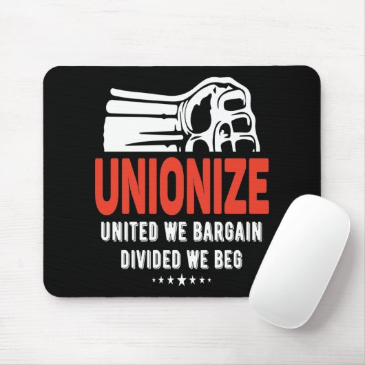 Unionize - vereint, geteilt, wir betteln mousepad (Mit Mouse)