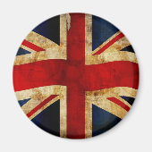 Unionjack - Grunge Magnet (Vorne)