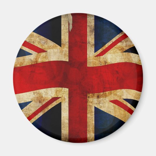 Unionjack - Grunge Magnet (Vorne)