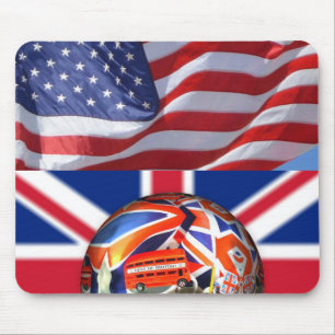 Unions Jack American Flag Muster Stars Streifen Mousepad