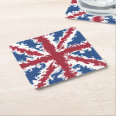 Unions Jack Drink Mats UK Flaggendekor Rechteckiger Pappuntersetzer (angewinkelt)