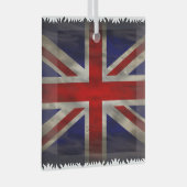 Unions Jack Flag Glasschmuck Ornament Aus Glas (Vorderseite Rechts)