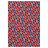 Unions Jack on Carbon Fibre Style Colors Tischdecke (Vorderseite)