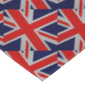 Unions Jack on Carbon Fibre Style Colors Tischdecke (Schrägansicht)