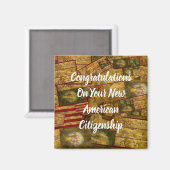 Unionsbürgerschaft der USA Magnet (Vorderseite/Rückseite)