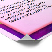 Unionsbürgerschaft, Einwanderung, qualifizierte Ei Poster (Ecke)