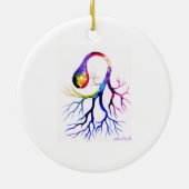 Unipolare Nervenzelle Keramik Ornament (Hinten)