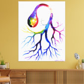 Unipolare Nervenzelle Leinwanddruck (Insitu (Wohnzimmer))