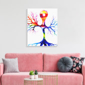Unipolare Nervenzelle Leinwanddruck (Insitu (Wohnzimmer))