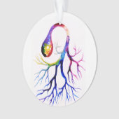 Unipolare Nervenzelle Ornament (Vorderseite)