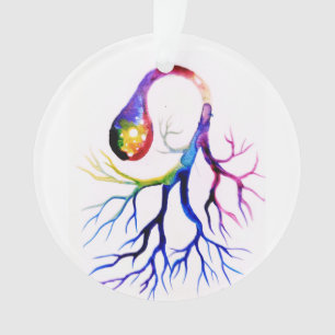 Unipolare Nervenzelle Ornament