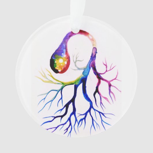 Unipolare Nervenzelle Ornament (Vorderseite)