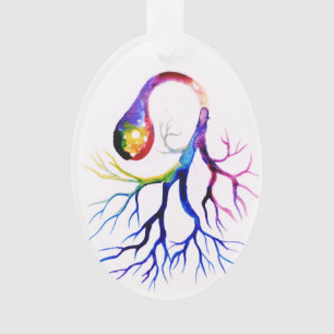 Unipolare Nervenzelle Ornament